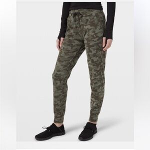 Lululemon Ready To Rulu Jogger Pants Womens 6 Green Jacquard Soft Lounge NWT